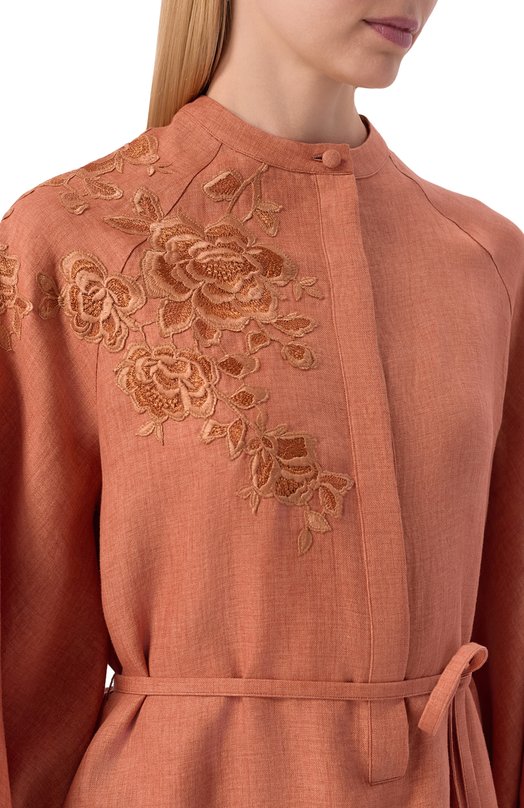 Льняное платье MVST M26.2PW.D900/ZEG3043 Коричневый  M26.2PW.D900/ZEG3043 Фото 4