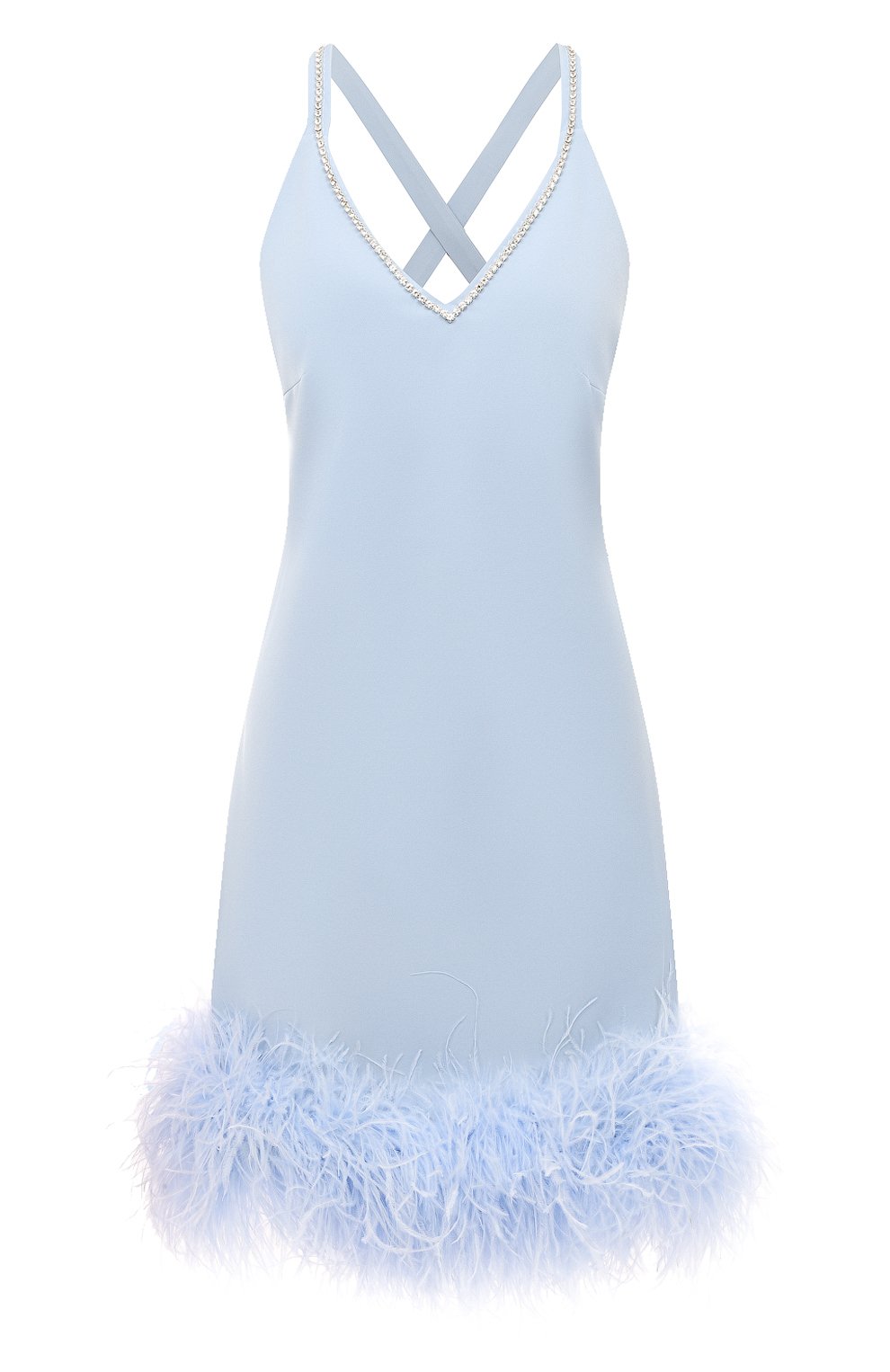 Платье с отделкой перьями страуса ALINE, арт. AL150601-1, фото 1