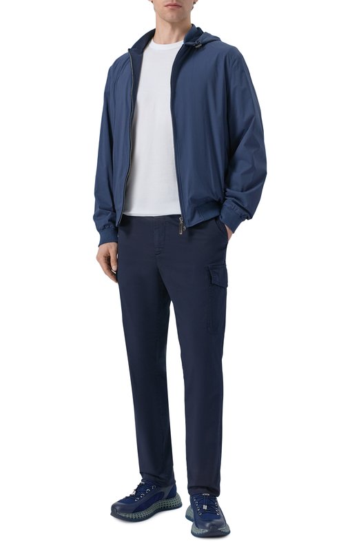 Текстильные кроссовки Stefano Ricci UR88G6673/TSWY Синий  UR88G6673/TSWY Фото 2