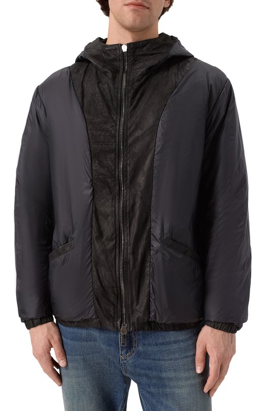 Двусторонний бомбер Giorgio Brato GU25F22096 Чёрный  GU25F22096 Фото 8