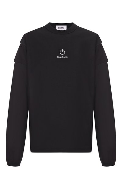 Мужская хлопковый лонгслив VETEMENTS, арт. UH76LS790B
