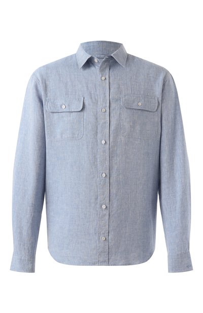 Мужская льняная рубашка PAUL&SHARK, арт. 25413252/XL