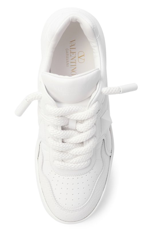 Кожаные кеды One Stud XL Valentino 7W2S0FQ4/XTM Белый  7W2S0FQ4/XTM Фото 6