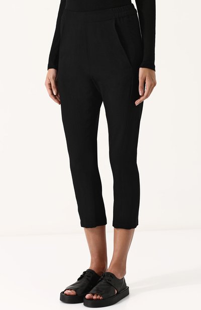 Укороченные шерстяные брюки ANN DEMEULEMEESTER, арт. 1801-1412-P-170-099, фото 3