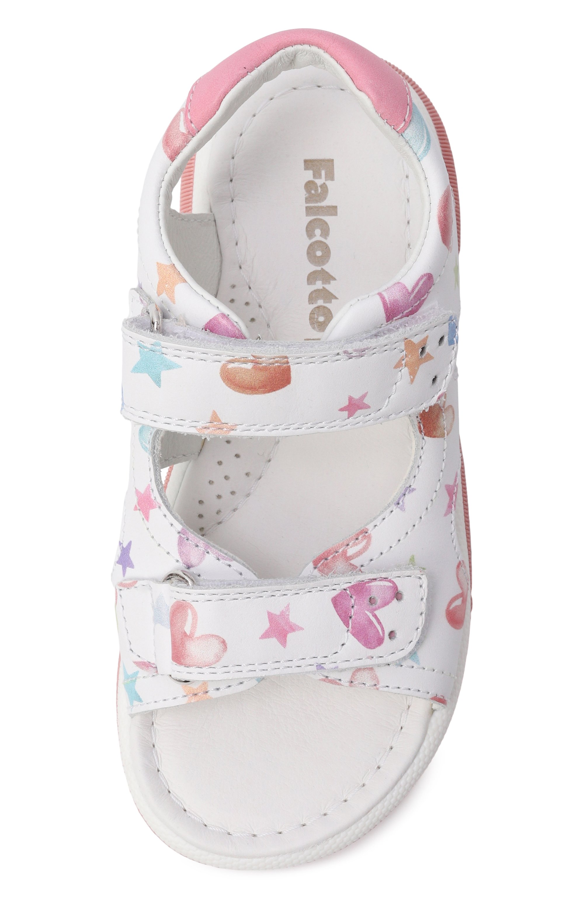 Кожаные сандалии wunny FALCOTTO белого цвета по цене 9950 руб., арт. 1501115/18, фото 4 Кожаные сандалии wunny FALCOTTO, арт. 1501115/18, фото 4