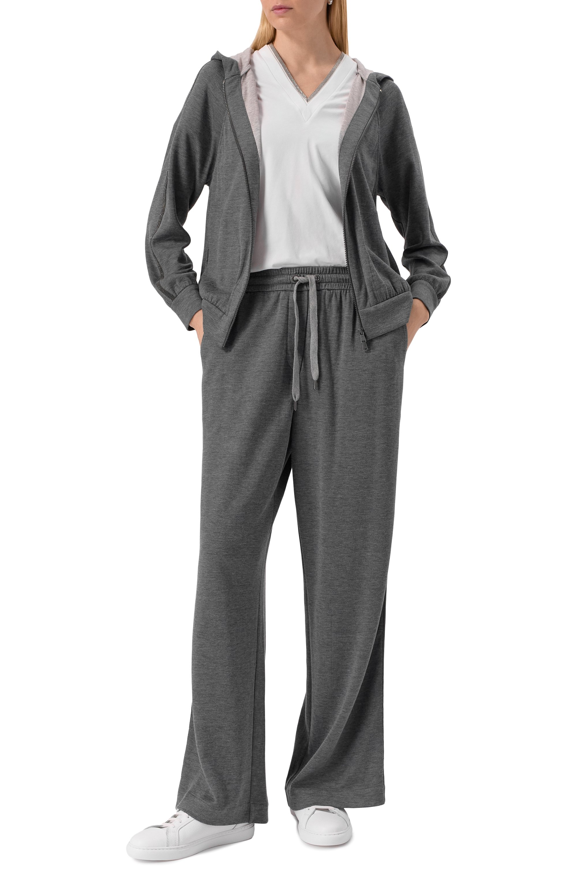 Хлопковая футболка BRUNELLO CUCINELLI, арт. M0T18BD222, фото 2