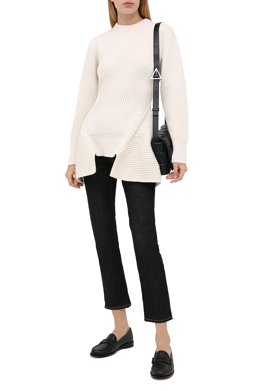 Свитер из шерсти и кашемира ALEXANDER MCQUEEN светло-бежевого цвета по цене 107000 руб., арт. 633692/Q1AQX, фото 2 Свитер из шерсти и кашемира ALEXANDER MCQUEEN, арт. 633692/Q1AQX, фото 2