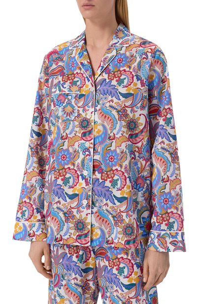 Хлопковая пижама DEREK ROSE разноцветного цвета по цене 40950 руб., арт. 2012/LEDB089, фото 3 Хлопковая пижама DEREK ROSE, арт. 2012/LEDB089, фото 3