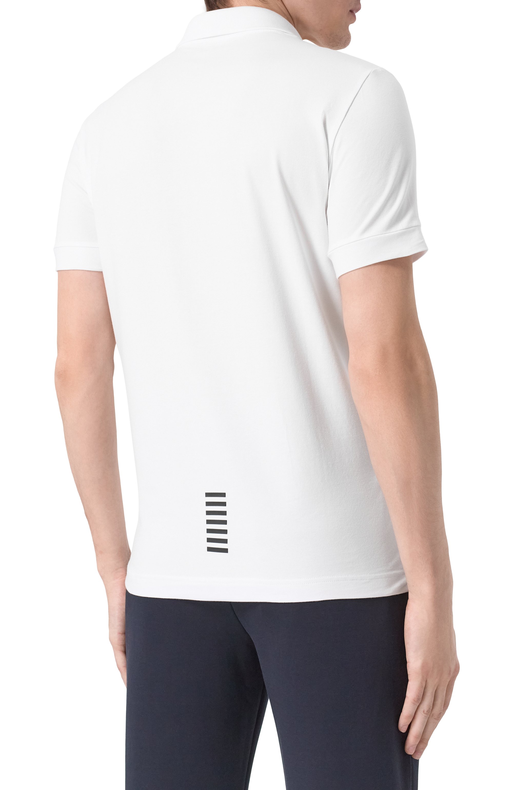 Хлопковое поло EA7, арт. 8NPF14/PJVQZ, фото 4