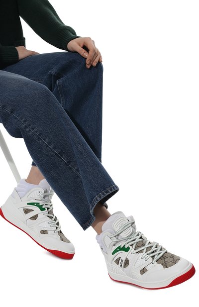 Кеды gucci basket GUCCI, арт. 676111/2SHG0, фото 3