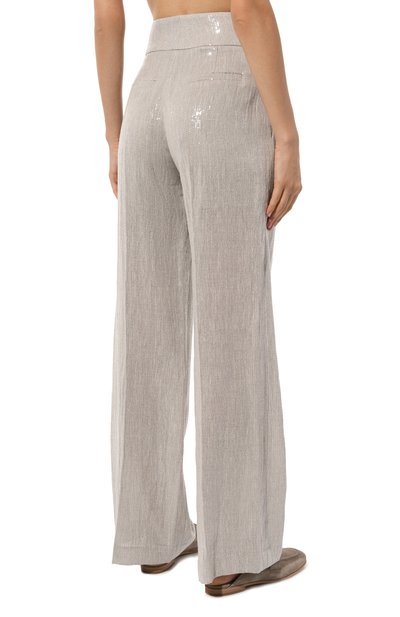 Льняные брюки BRUNELLO CUCINELLI, арт. MH570P8545, фото 4