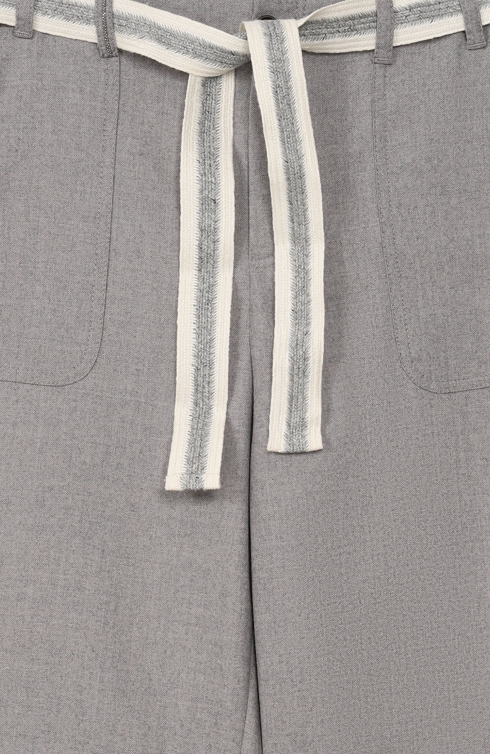 Шерстяные брюки BRUNELLO CUCINELLI, арт. BB122P272C, фото 3