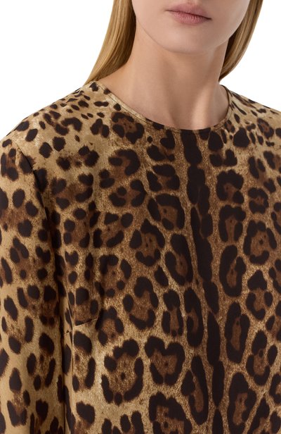 Шелковая блузка DOLCE & GABBANA, арт. F7BK8T/FSADD, фото 5