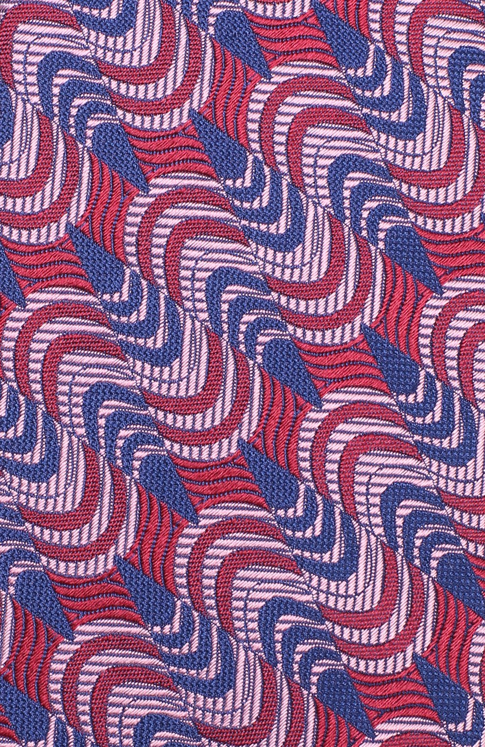 Шелковый галстук с узором TURNBULL & ASSER бордового цвета по цене 15650 руб., арт. TIE002-BB231, фото 3 Шелковый галстук с узором TURNBULL & ASSER, арт. TIE002-BB231, фото 3