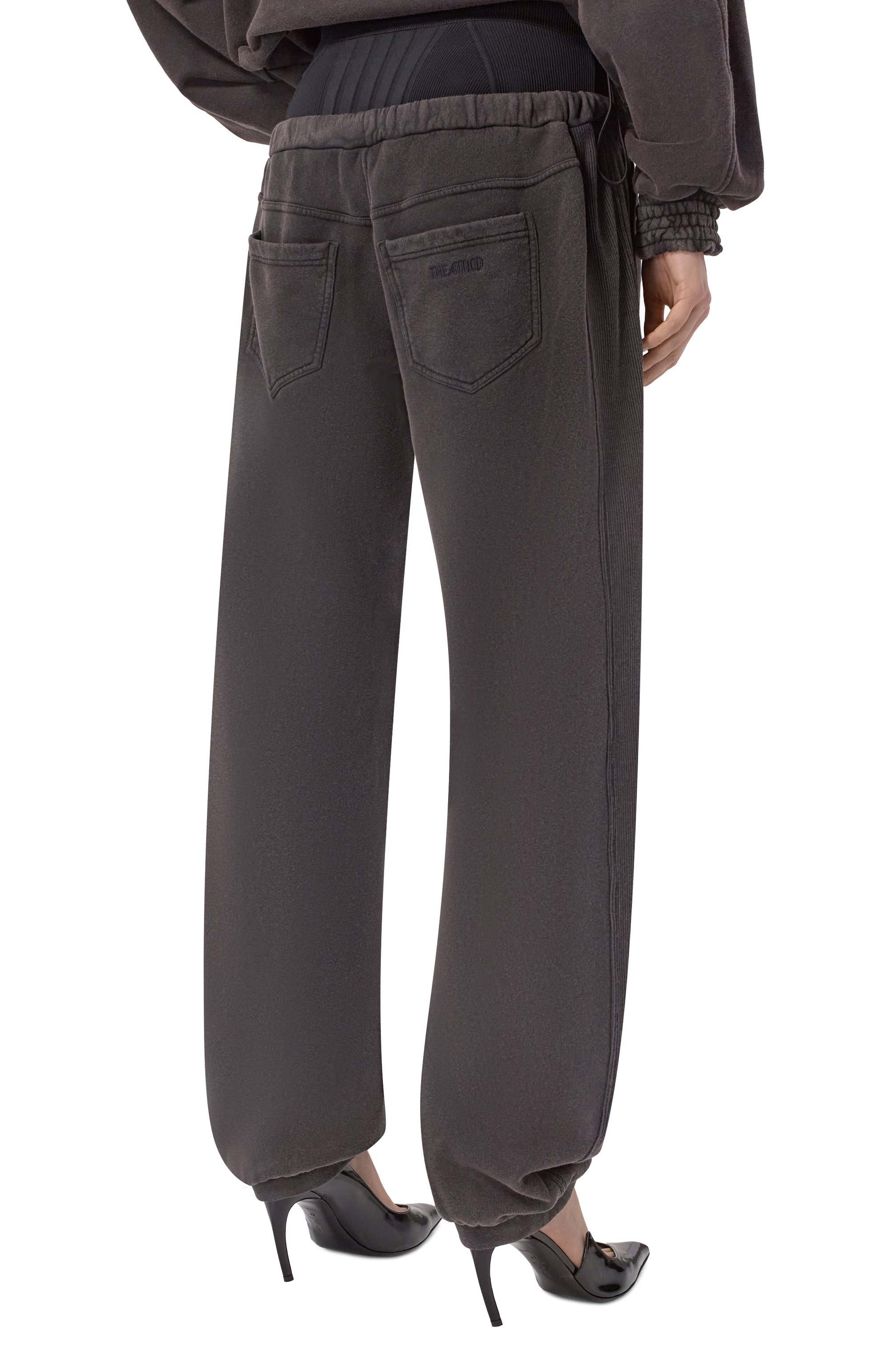 Хлопковые джоггеры THE ATTICO, арт. 260WCP00290/JJF003AA, фото 4