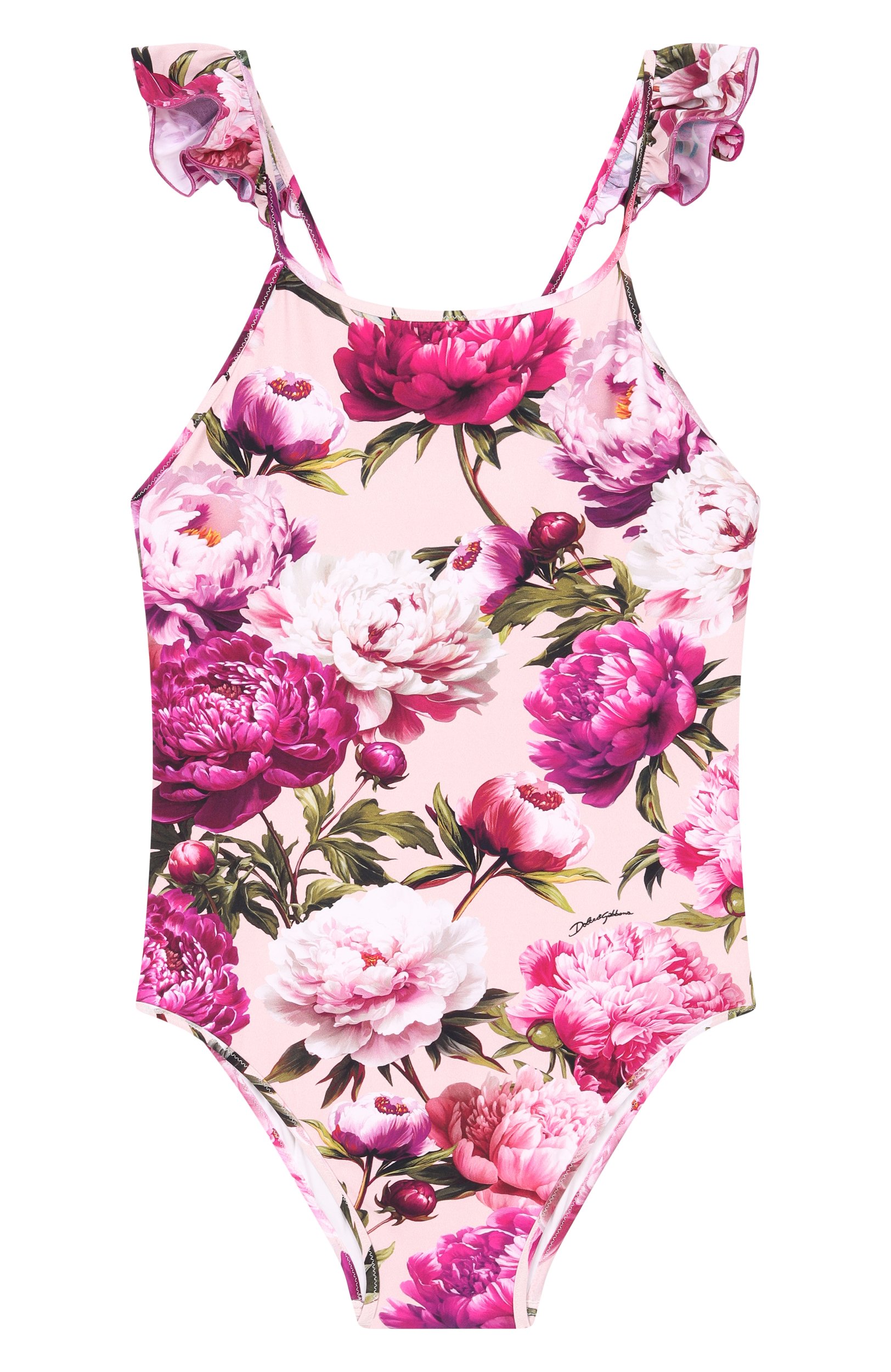 Слитный купальник DOLCE & GABBANA розового цвета по цене 30850 руб., арт. L5J886/0N0IN_001, фото 1 Слитный купальник DOLCE & GABBANA, арт. L5J886/0N0IN_001, фото 1