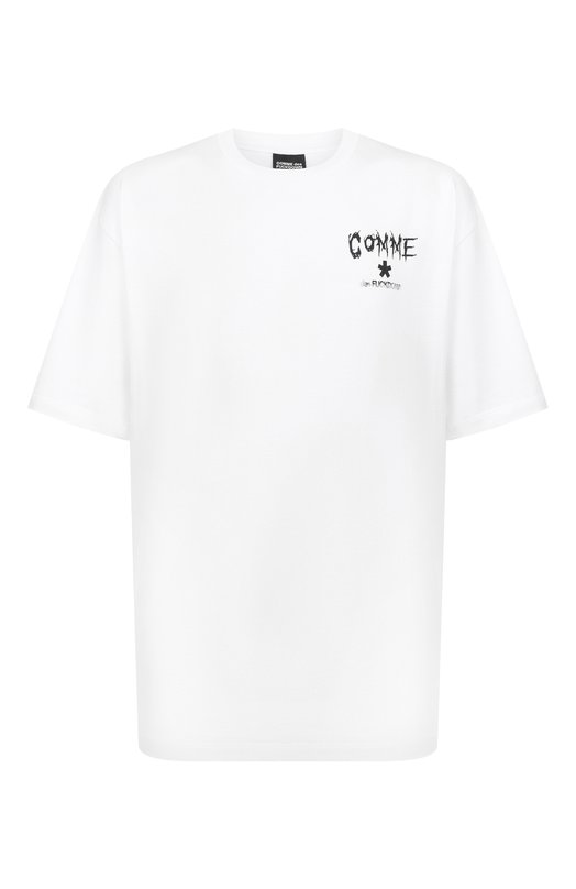 Хлопковая футболка Comme des Fuckdown CFABM01848 Белый CFABM01848