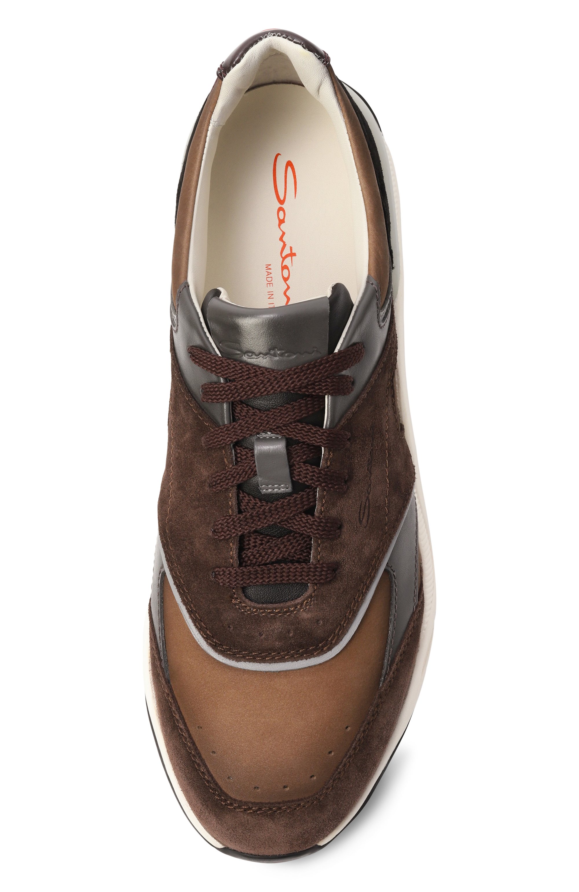 Кожаные кроссовки innova SANTONI, арт. MBIG22112BINGFUI, фото 6