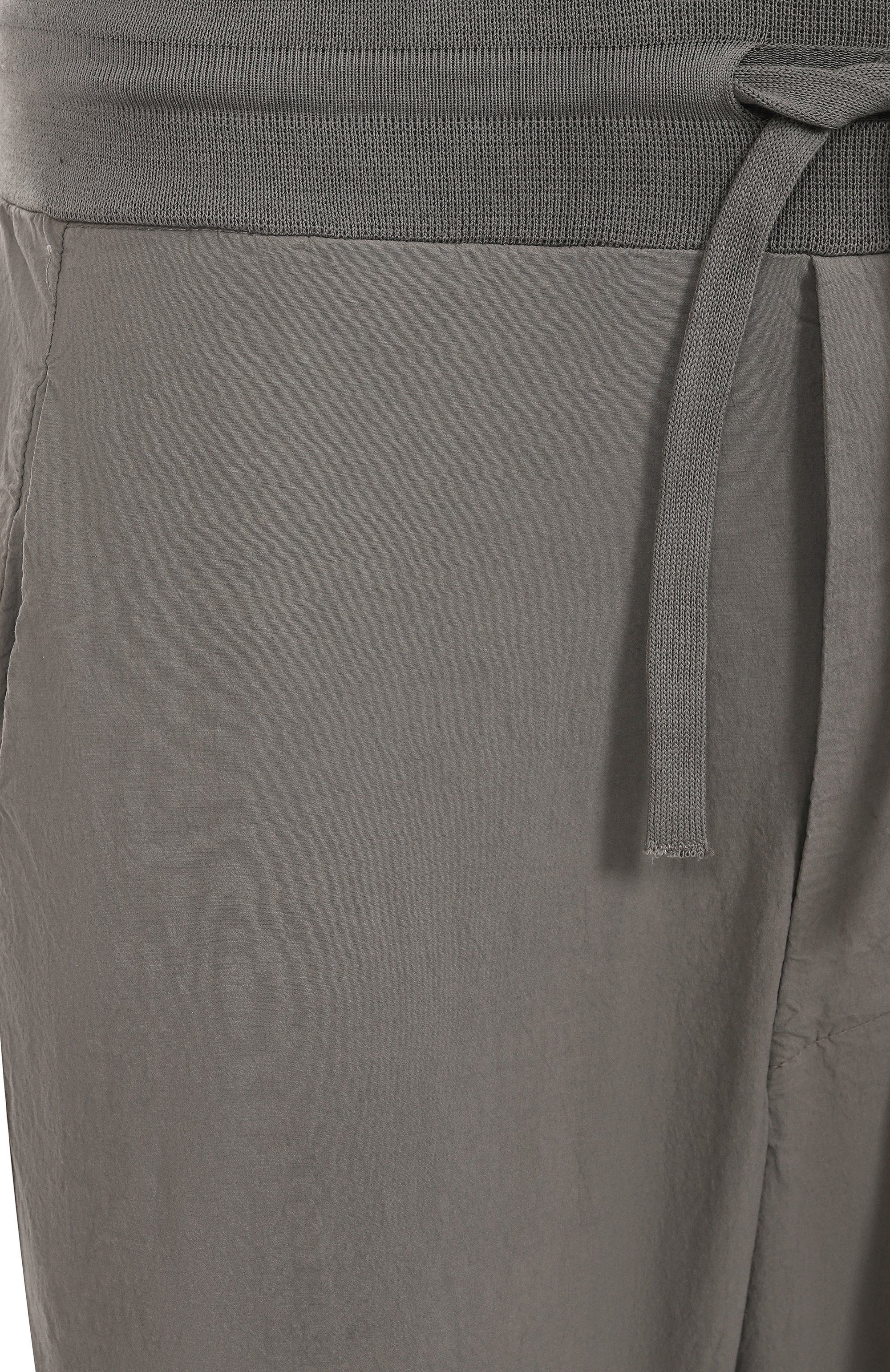 Хлопковые брюки TRANSIT серого цвета по цене 42500 руб., арт. CFUTRZG162, фото 6 Хлопковые брюки TRANSIT, арт. CFUTRZG162, фото 6