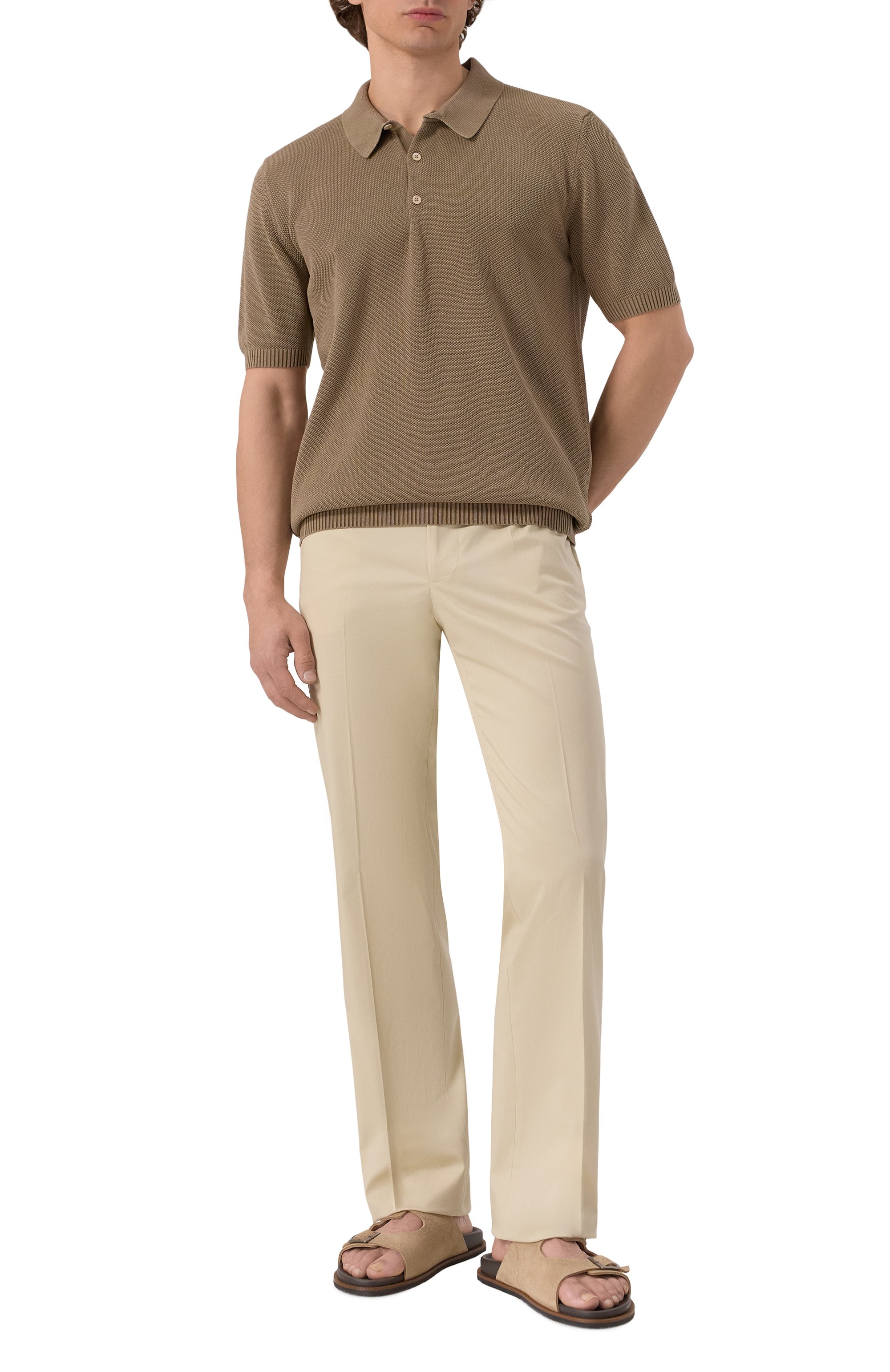 Замшевые шлепанцы CANALI, арт. 482201/RB01206, фото 2