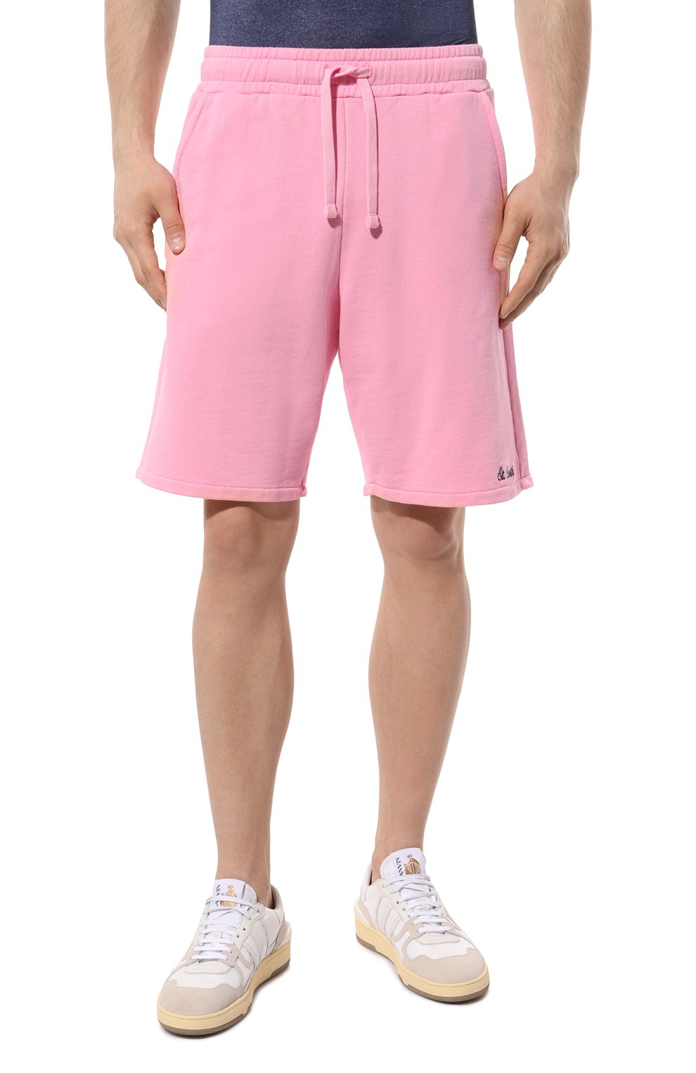 Хлопковые шорты MC2 SAINT BARTH розового цвета по цене 13750 руб., арт. STBM/RANDLE/00041F, фото 3 Хлопковые шорты MC2 SAINT BARTH, арт. STBM/RANDLE/00041F, фото 3