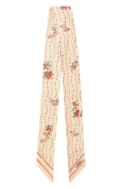 Шелковый шарф-твилли VALENTINO, арт. 8W2E6017/GEG, фото 4