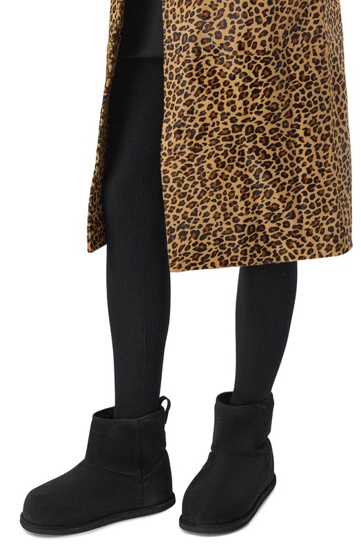 Замшевые полусапоги Heidi Amina Muaddi HEIDI B00T/CR0STA Чёрный  HEIDI B00T/CR0STA Фото 2