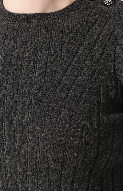 Шерстяной топ ALEXANDER MCQUEEN серого цвета по цене 118000 руб., арт. 595022/Q1AK3, фото 5 Шерстяной топ ALEXANDER MCQUEEN, арт. 595022/Q1AK3, фото 5