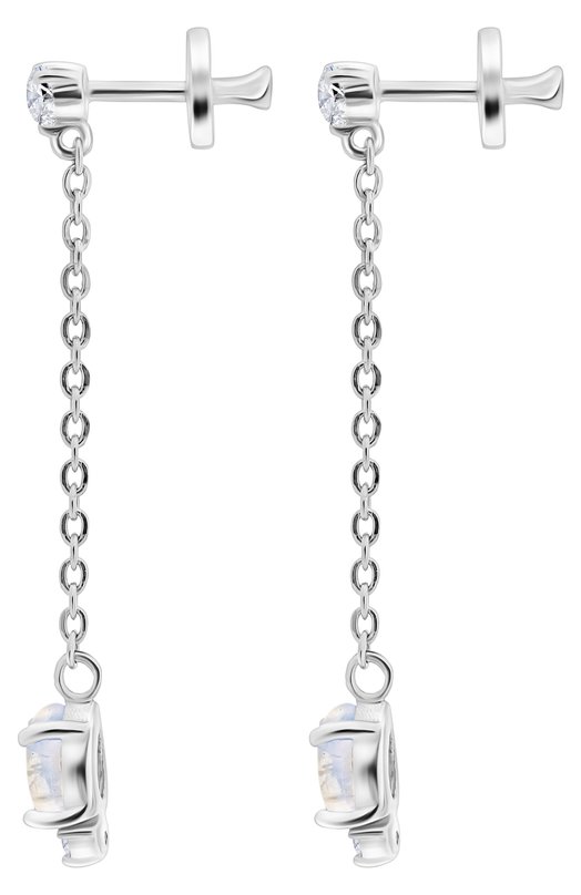 Серьги Water с лунными камнями Moonka wt-er-mns Серебряный  wt-er-mns Фото 4