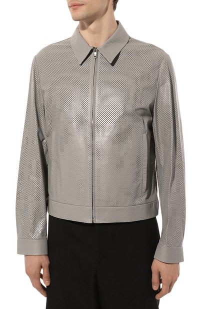 Кожаная куртка PRADA, арт. UPW378-1YI1-F0424, фото 3