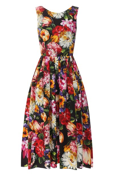 Женское хлопковое платье DOLCE & GABBANA, арт. F67Q7T/HS5DS