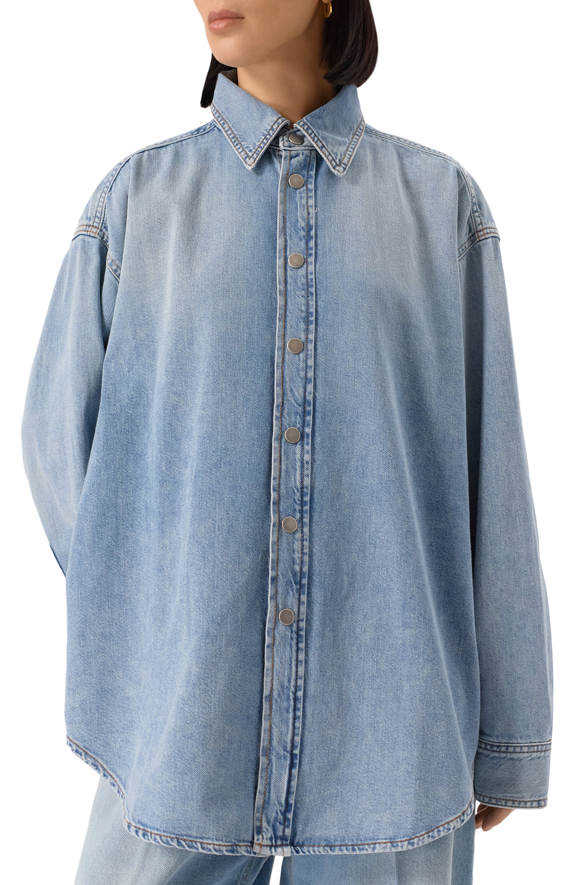 Джинсовая рубашка HAIKURE, арт. HEW06080DF161L0877, фото 3