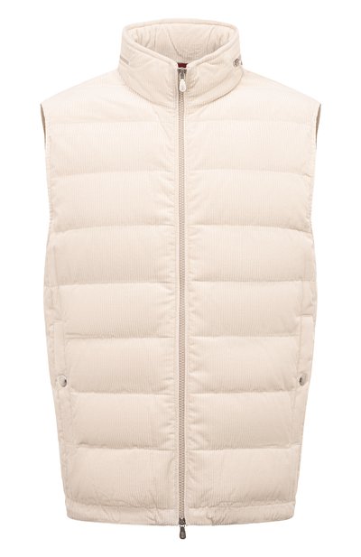 Мужской пуховый жилет из вельвета BRUNELLO CUCINELLI, арт. ML4631714