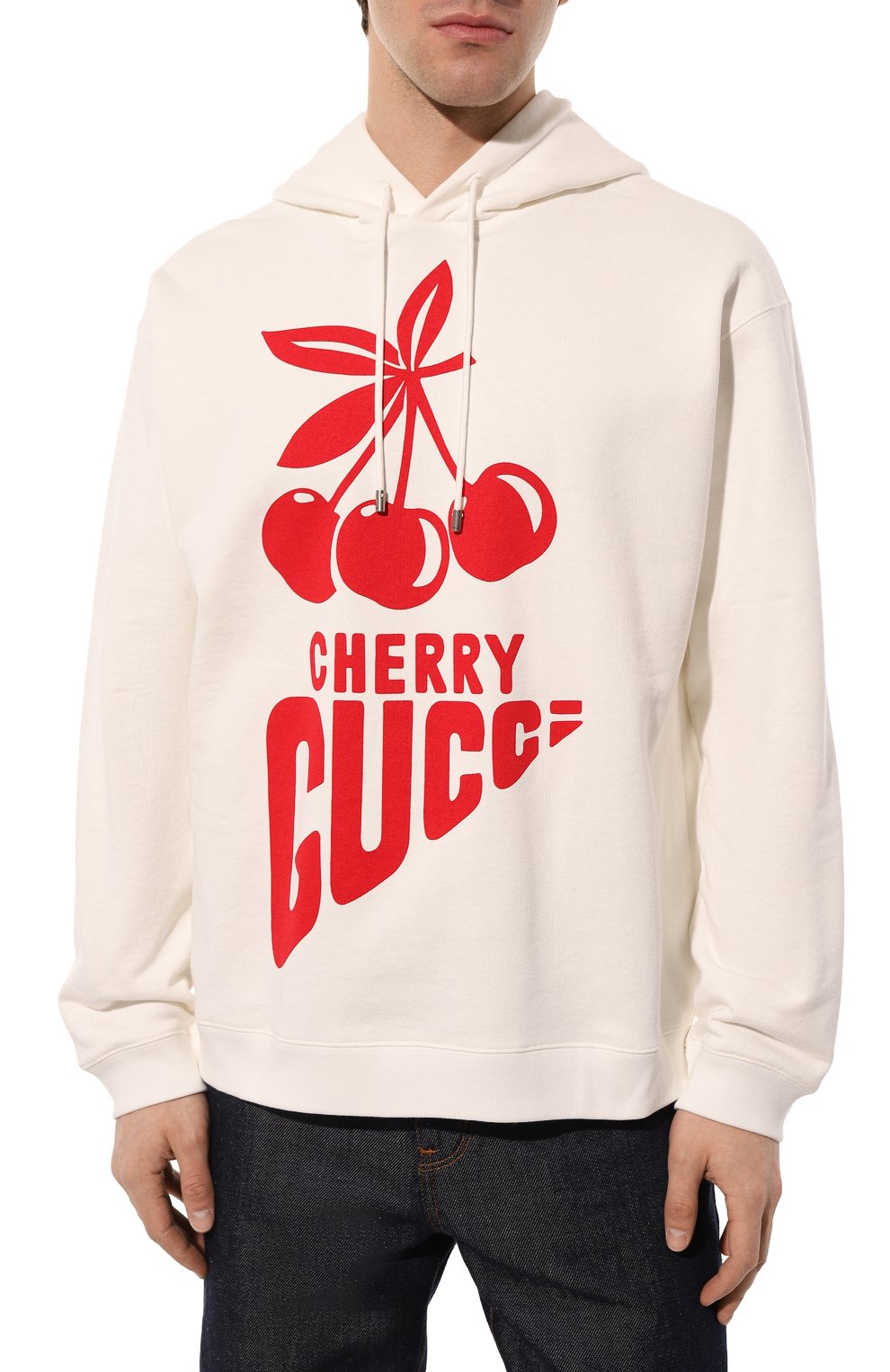 Хлопковое худи GUCCI, арт. 681220 XJD1C, фото 3