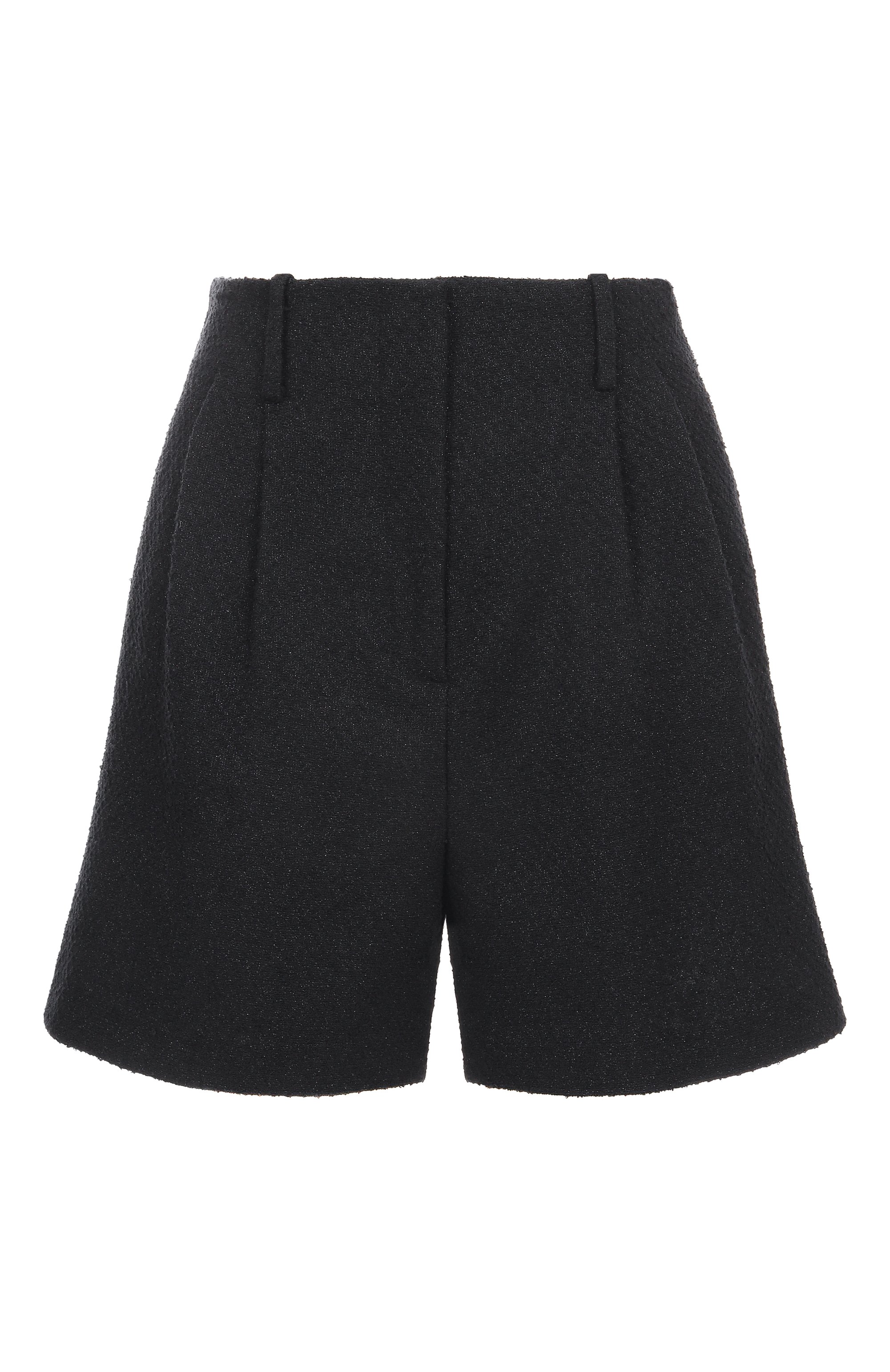 Твидовые шорты HERNO черного цвета по цене 34850 руб., арт. PT000134D/13241, фото 1 Твидовые шорты HERNO, арт. PT000134D/13241, фото 1