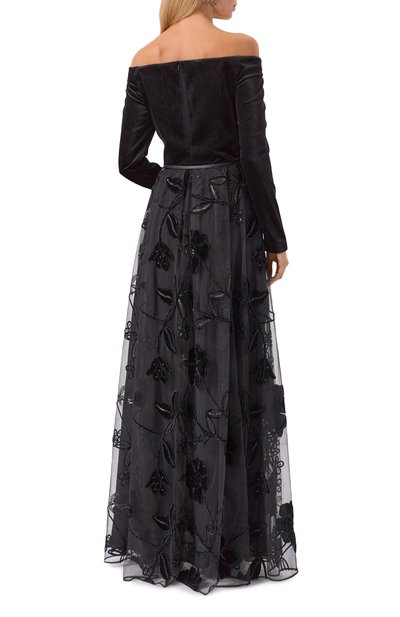 Комбинированное платье ELIE SAAB, арт. D0799NP25/TUV01, фото 4