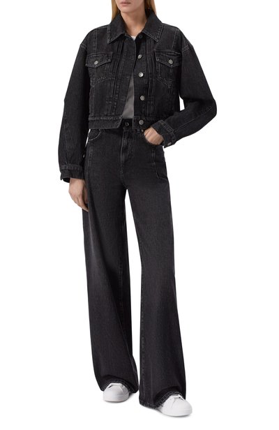 Джинсовая куртка DOLCE & GABBANA черного цвета по цене 171500 руб., арт. F9U63D/G8PQ8, фото 2 Джинсовая куртка DOLCE & GABBANA, арт. F9U63D/G8PQ8, фото 2
