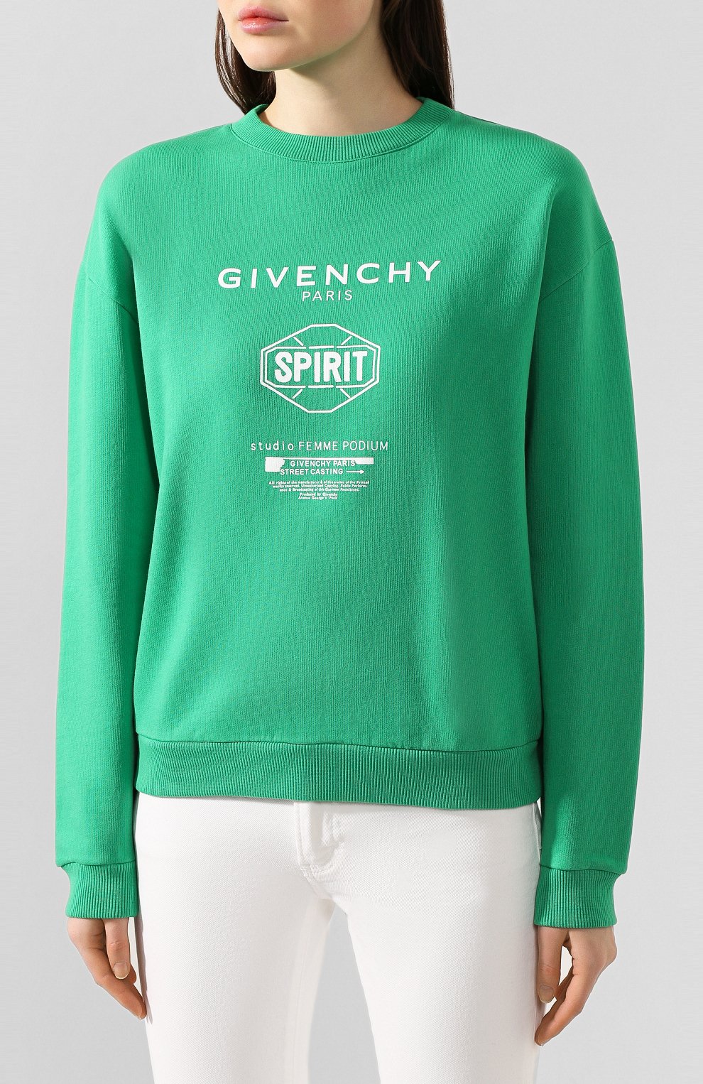 Хлопковый свитшот GIVENCHY, арт. BW70013Z33, фото 3