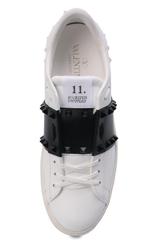 фото Кожаные кеды rockstud untitled valentino