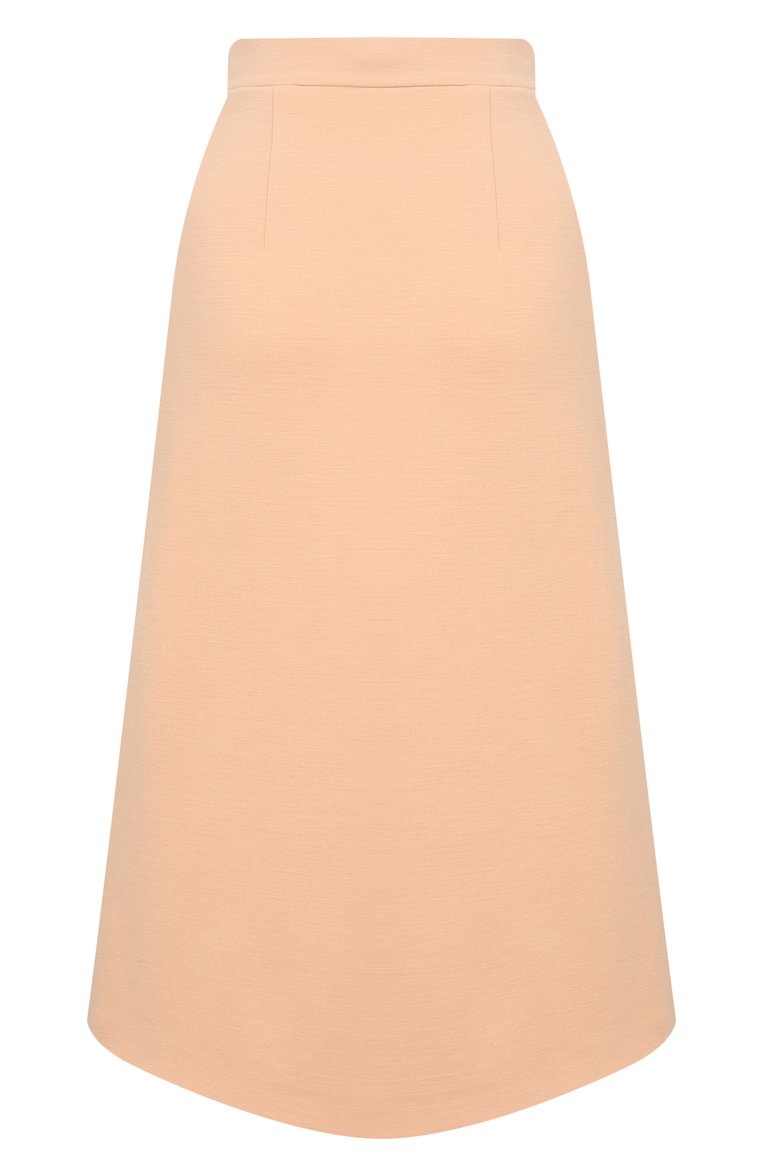 Шерстяная юбка с отделкой пайетками PRADA, арт. P120RR-1WRT-F00KV-201, фото 2