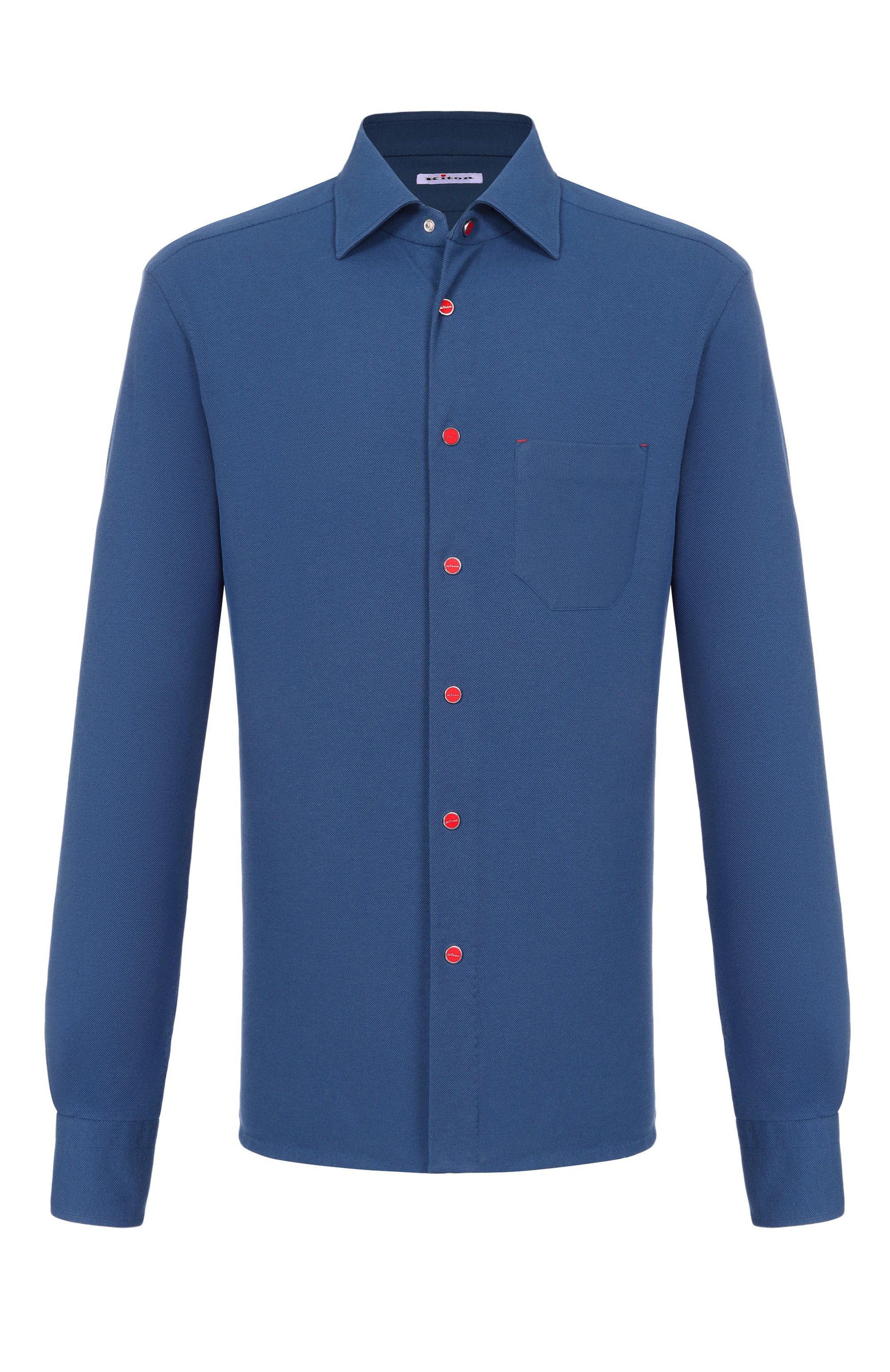 Хлопковая рубашка KITON, арт. UMCNERPH09601, фото 1