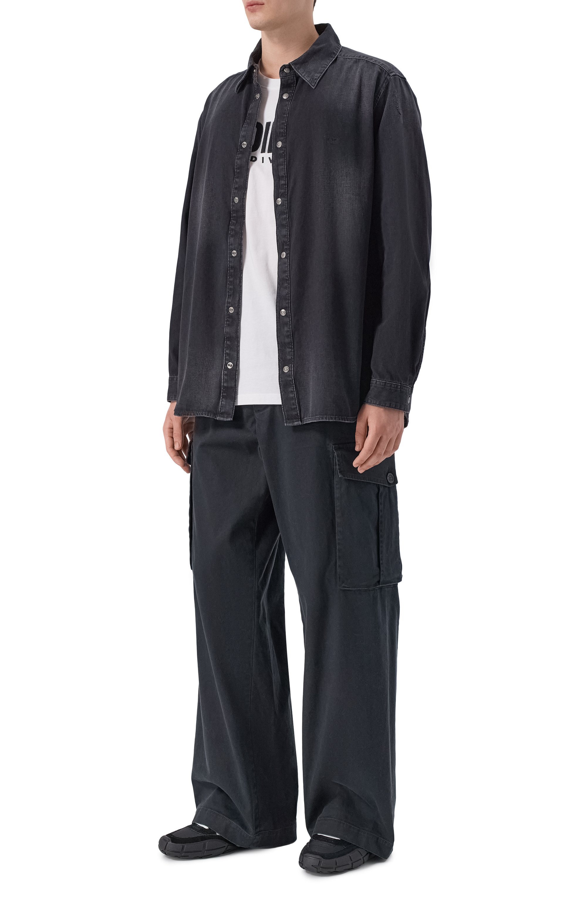 Джинсовая рубашка DIESEL, арт. A03534/0DBDC, фото 2