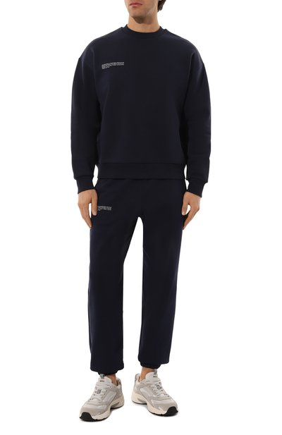 Хлопковый свитшот PANGAIA темно-синего цвета по цене 14650 руб., арт. 10000299, фото 5 Хлопковый свитшот PANGAIA, арт. 10000299, фото 5