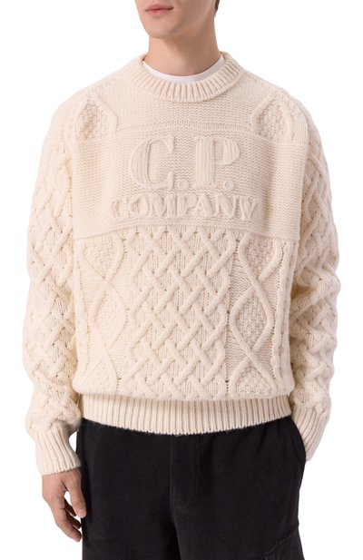 Шерстяной свитер C.P. COMPANY, арт. 19CMKN289A110508A, фото 3