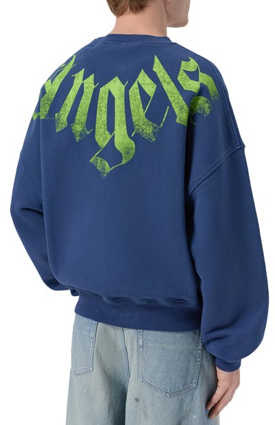 Хлопковый свитшот PALM ANGELS, арт. PMBA08JS26FLE001, фото 4