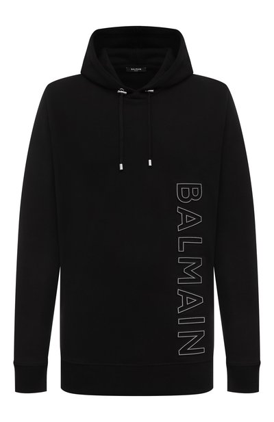 Мужской хлопковое худи BALMAIN, арт. BH1JT046/BC22