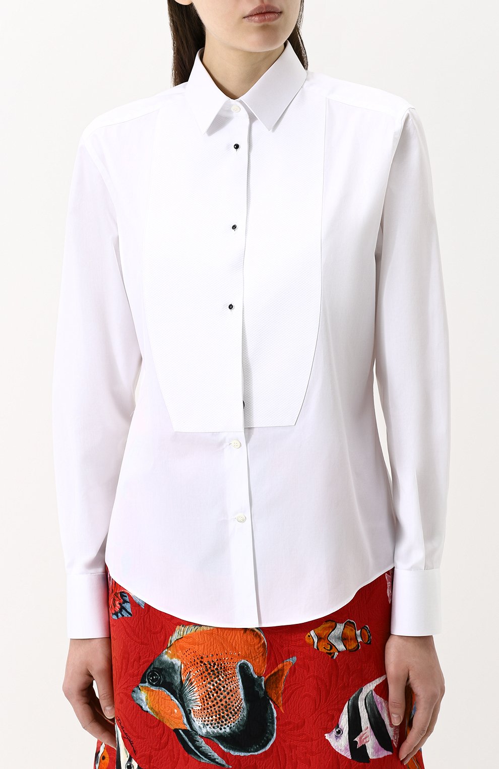 Хлопковая рубашка DOLCE & GABBANA, арт. F5J21T/FU5GK, фото 3
