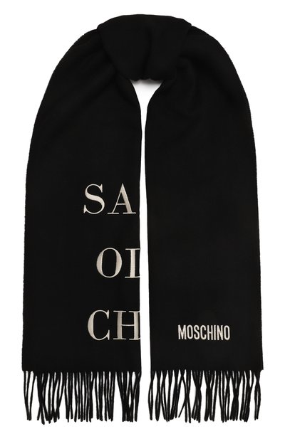 Мужской шерстяной шарф MOSCHINO, арт. 30803/M3117
