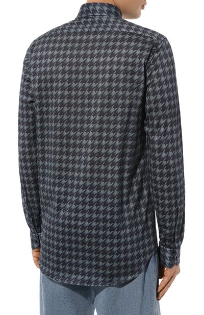 Хлопковая рубашка ZILLI, арт. CLAF01ZS84030ZSG18266, фото 4