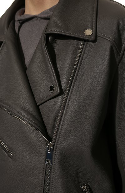 Кожаная куртка MASLOV, арт. SMW99, фото 5